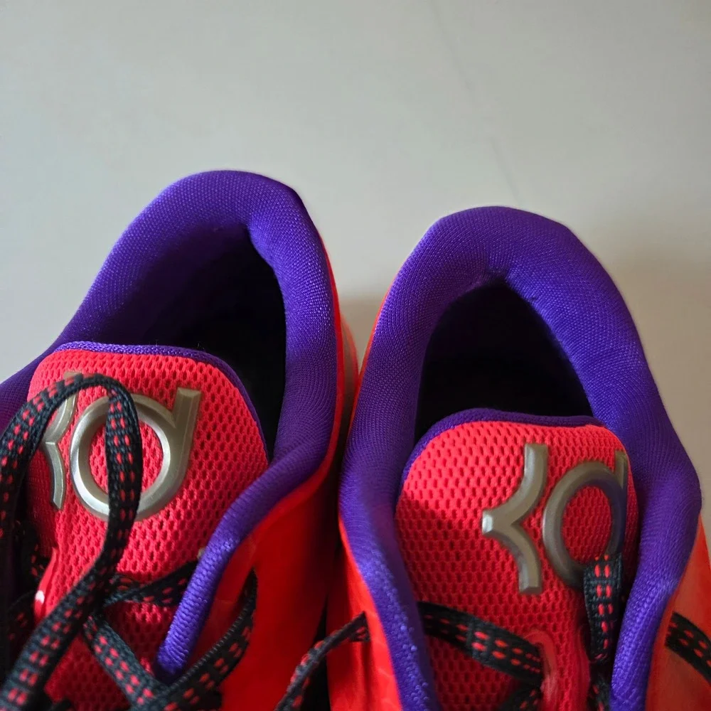 Nike KD‎ 7 GS Youth Size 5Y Red Purple Basketball Shoes 653996 603